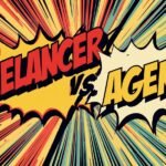 Infográfico comparando Agência Local versus Produtor Freelancer na Bahia